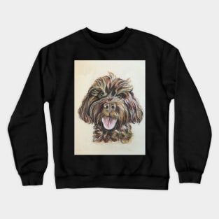 Brown Cockerpoo Crewneck Sweatshirt